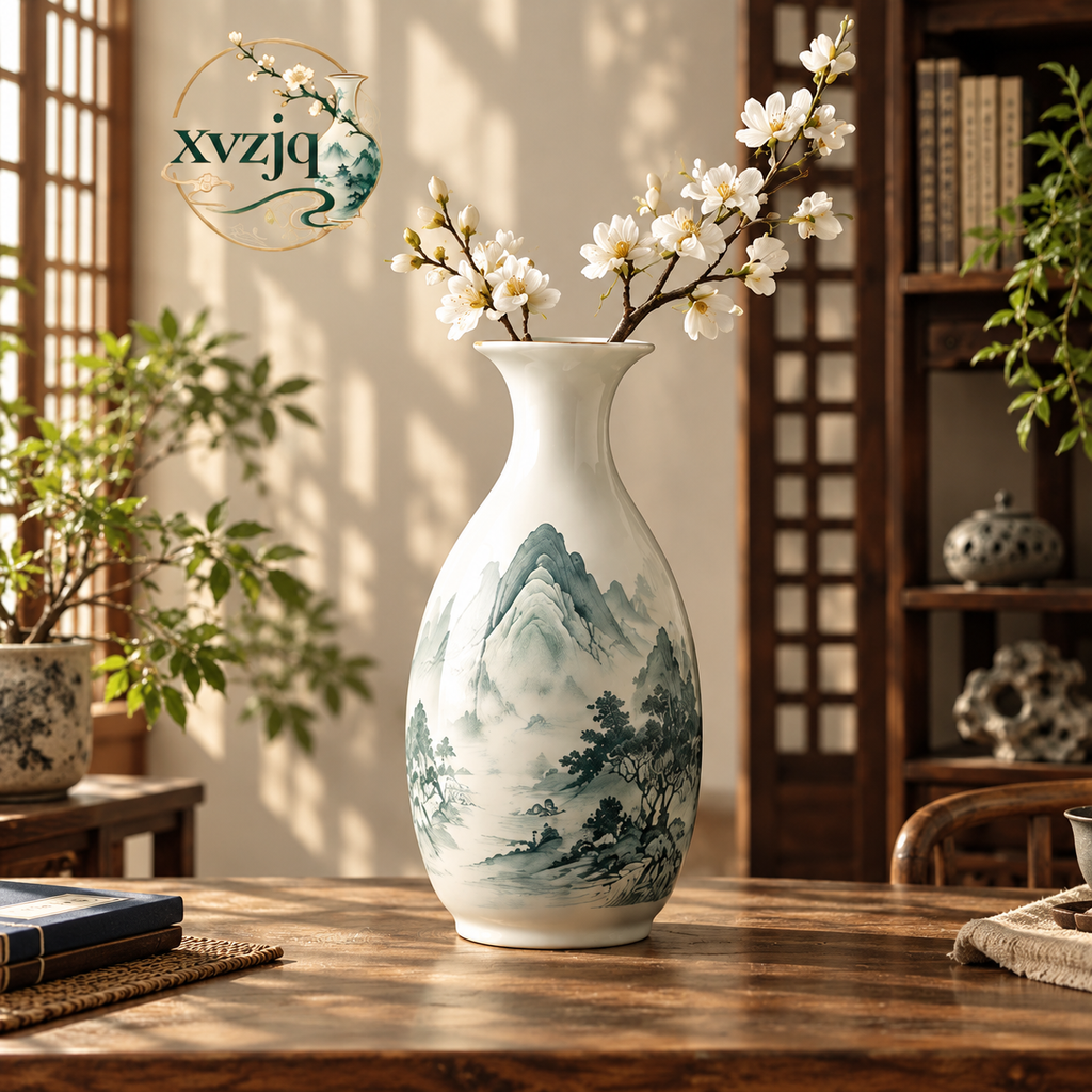 Landscape Ceramic Vase