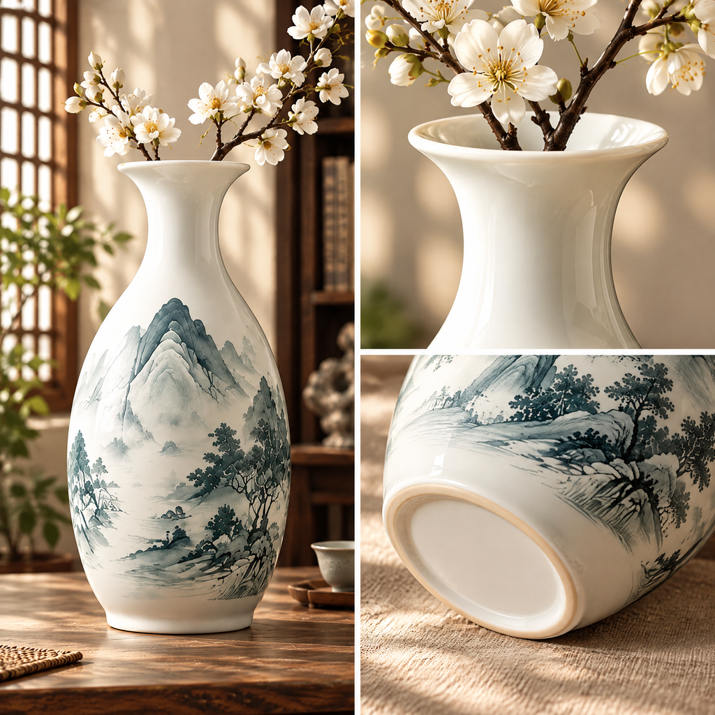 Landscape Ceramic Vase