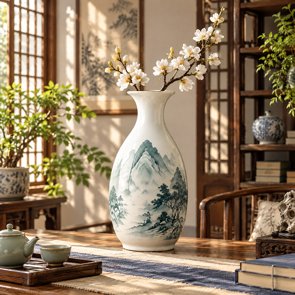 Landscape Ceramic Vase